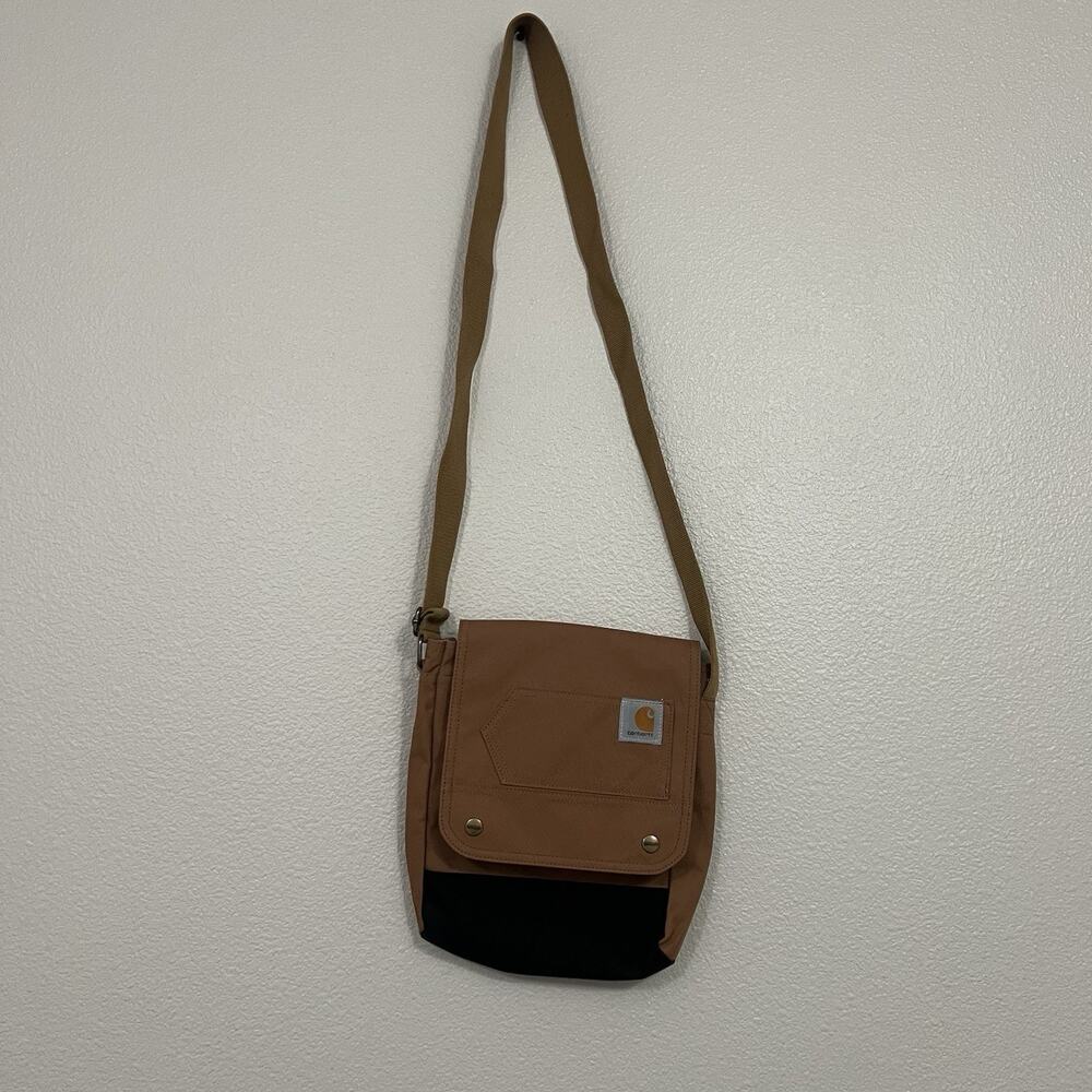 Carhartt Crossbody Women’s Snap Bag Beige Canvas Workwear Casual
